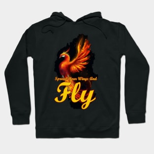 spread your wings and fly Hoodie